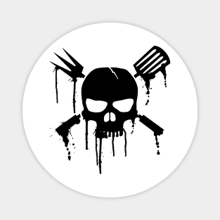 BBQ skull Magnet